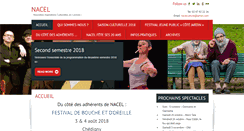 Desktop Screenshot of nacelculture.fr